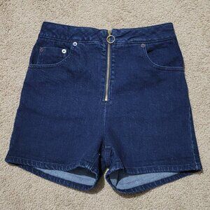 ASOS Denim Blue Jean High Waisted Front Zipper Closure Size 4